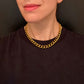 VICTORIAN 18CT GOLD OPEN CURB CHAIN NECKLACE