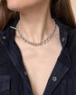 ANTIQUE CHUNKY SILVER ALBERT CHAIN
