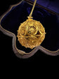 19TH CENTURY LARGE FILIGREE SPHERE PENDANT