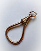 LARGE ANTIQUE 9CT GOLD DOGCLIP