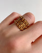 VINTAGE CHUNKY GOLD BAND RING
