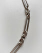 EDWARDIAN SILVER PAPERCLIP ALBERT CHAIN