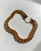 ANTIQUE FRENCH 18CT GOLD REEDED CURB BRACELET