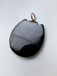VICTORIAN WHITBY JET HORSESHOE PENDANT