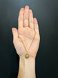 VICTORIAN ENAMELLED 18CT GOLD SPHERE PENDANT