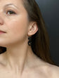 VICTORIAN JET CHAIN EARRINGS