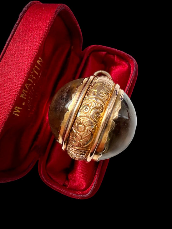 VICTORIAN ROCK CRYSTAL ‘POOL OF LIGHT’ LOCKET