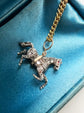 VICTORIAN DIAMOND HORSE PENDANT