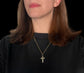 VICTORIAN CHRYSOBERYL CROSS PENDANT