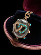 VICTORIAN DOUBLE HEART ROCK CRYSTAL PENDANT