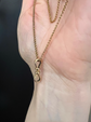 VICTORIAN 9CT GOLD DOUBLE DOG CLIP