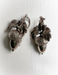 VICTORIAN SILVER ACORN EARRINGS