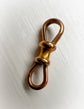 VICTORIAN 9CT GOLD DOUBLE DOG CLIP