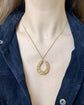 VICTORIAN SUPERSIZED 18CT GOLD & DIAMOND HORSESHOE PENDANT