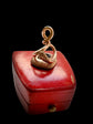 VICTORIAN SNAKE FOB WITH REBUS INTAGLIO