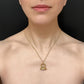 GEORGIAN REGENCY SNAKE FOB PENDANT