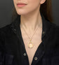 HUGE MOONSTONE & 18CT GOLD PENDANT