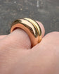 VINTAGE 90’S PIAGET 18CT GOLD DOUBLE DOMED BAND RING