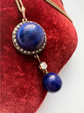 VICTORIAN LAPIS LAZULI & DIAMOND PENDANT