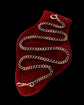 ANTIQUE SILVER ‘MIXED METAL’ CURB CHAIN