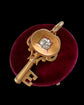 VICTORIAN DIAMOND SET KEY PENDANT