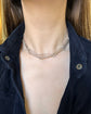 ANTIQUE FINE PAPERCLIP LINK GAURD CHAIN