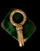 VICTORIAN 15CT GOLD BRAMAH KEY PENDANT