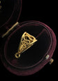 ANTIQUE 18CT GOLD BAIL WITH SNAKEY DESIGN