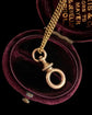 ANTIQUE 15CT GOLD TWIST DOG CLIP