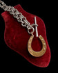 VICTORIAN 9CT GOLD HORSESHOE PENDANT
