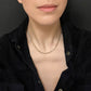 VICTORIAN 15CT GOLD BRAZILIAN / SNAKE LINK CHAIN