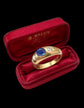 KASHMIR SAPPHIRE & DIAMOND VINTAGE 18CT GOLD RING
