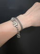 19TH CENTURY SILVER EQUESTRIAN ALBERTINA CHAIN