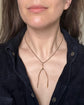 ANTIQUE 15CT GOLD WISHBONE PENDANT