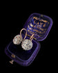19TH CENTURY PASTE SINGLE STONE EARRINGS