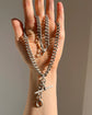 EDWARDIAN CHUNKY SILVER CURB ALBERT CHAIN