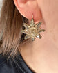 19TH CENTURY FACETED PASTE STAR EARRINGS