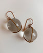 VICTORIAN HIGH CARAT GOLD POOL OF LIGHT EARRINGS
