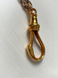 VICTORIAN LARGE 18CT GOLD SNAKE DOG CLIP