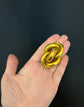 VICTORIAN 15CT GOLD CHUNKY KNOT BROOCH