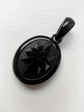 VICTORIAN WHITBY JET STAR PENDANT
