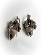 VICTORIAN SILVER ACORN EARRINGS