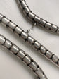 VICTORIAN SILVER SNAKE LINK CHAIN