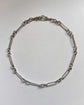 VICTORIAN CHUNKY SILVER PAPERCLIP CHAIN WITH REMOVABLE T-BAR