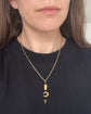 VICTORIAN 15CT GOLD HORSESHOE & ARROW PENDANT