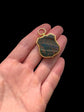 VICTORIAN LARGE 15CT GOLD SHIELD LOCKET PENDANT