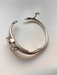 VICTORIAN CHUNKY SILVER HORSESHOE BANGLE