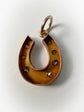 VICTORIAN DIAMOND & 15CT GOLD HORSESHOE PENDANT