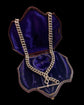 ANTIQUE CHUNKY SILVER DOUBLE ALBERT CHAIN