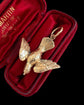 ANTIQUE 15CT GOLD DOVE BIRD PENDANT